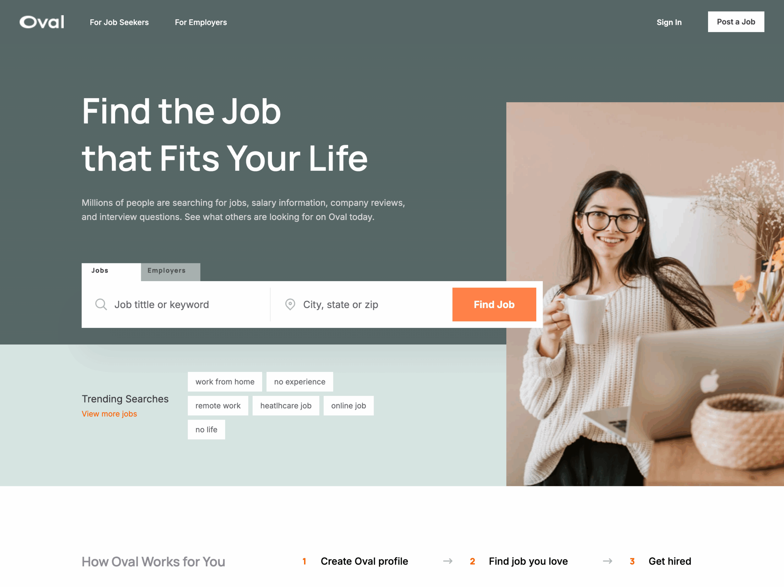 Oval Job Finder